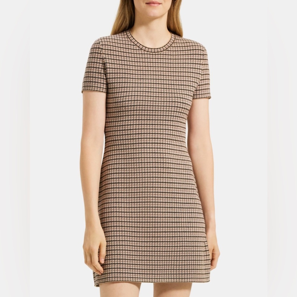 NWOT $355 Theory Flare Viscose Knit Dress
